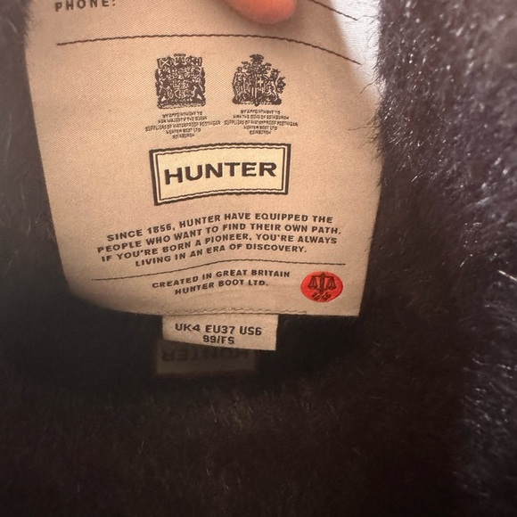 Hunter Black Cheetah Print Textured Short Rain Boots Size 6 - Picture 7 of 10